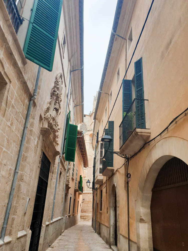 Quiet streets Mallorca November