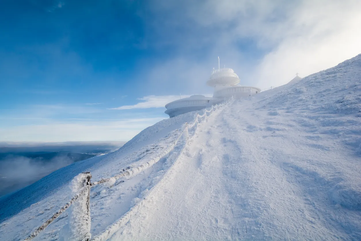 amazing winter in Giant mountains in Poland