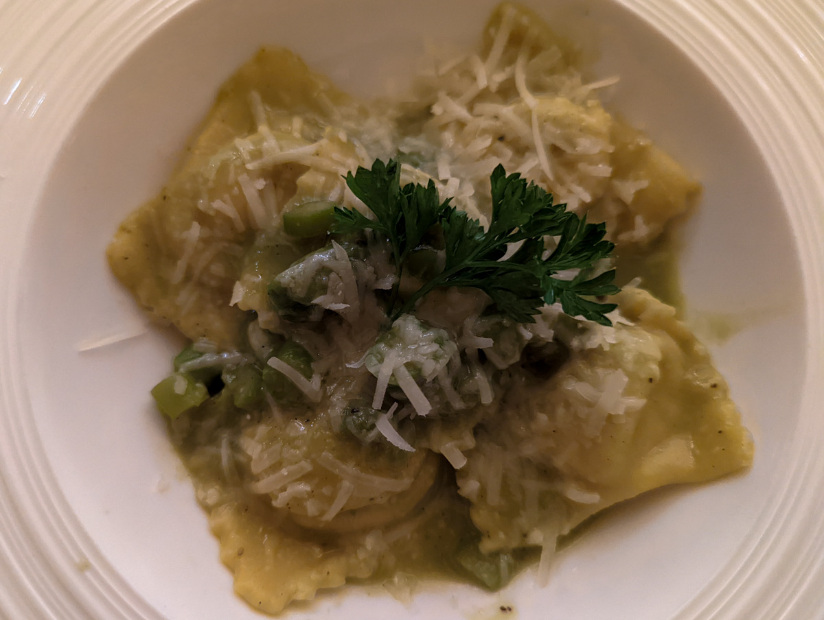 Delicious pasta dish in Rome