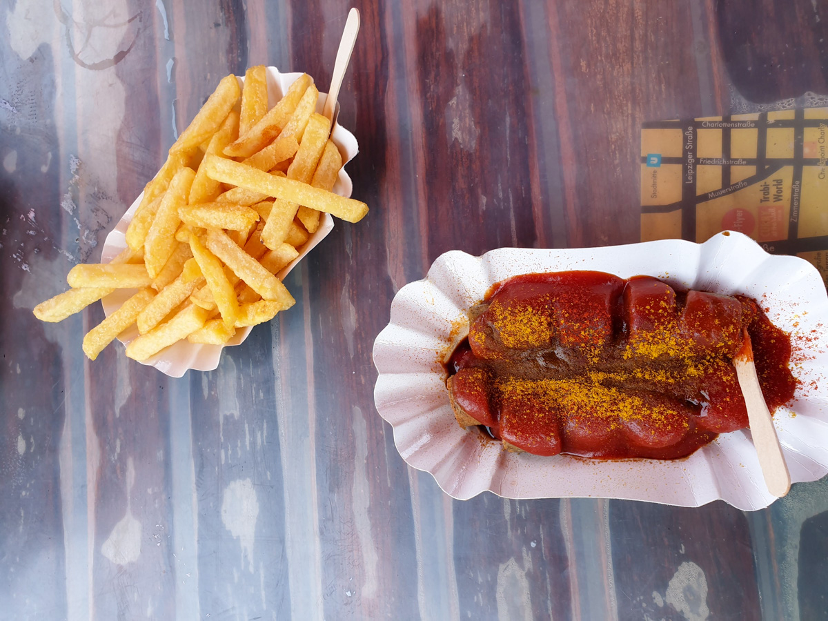 German food in Berlin in November. 