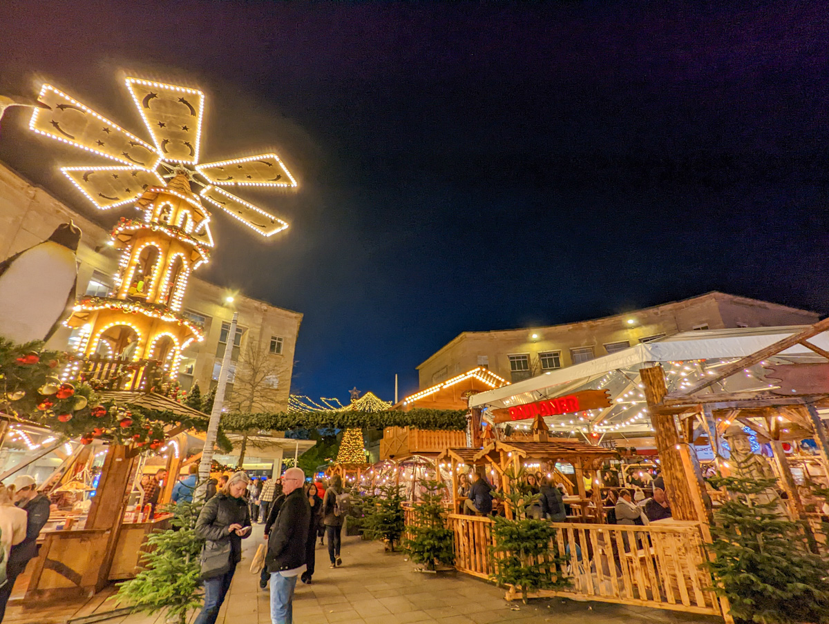 Bristol Christmas Market in Bristol, UK