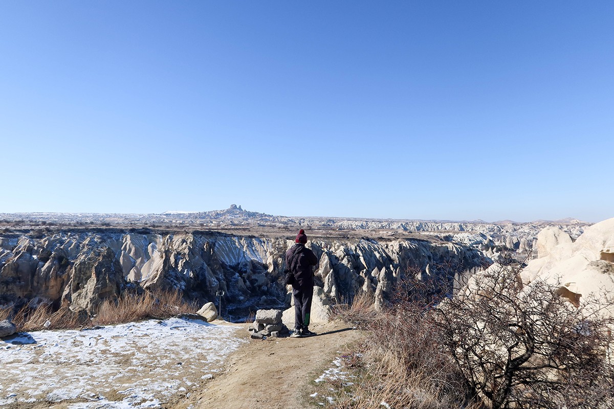 snow in Cappadocia 2