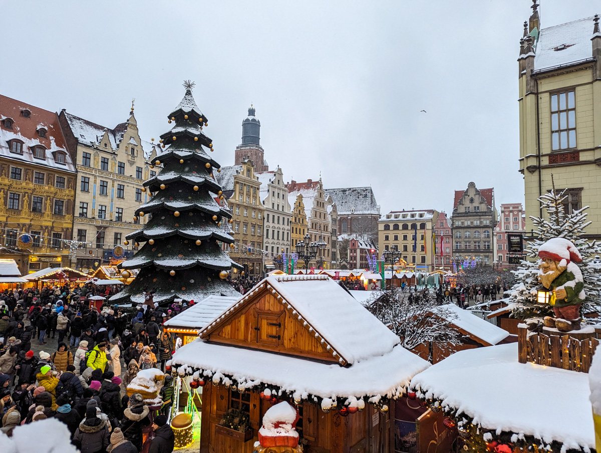 The beautiful Christmas market in Wroclaw