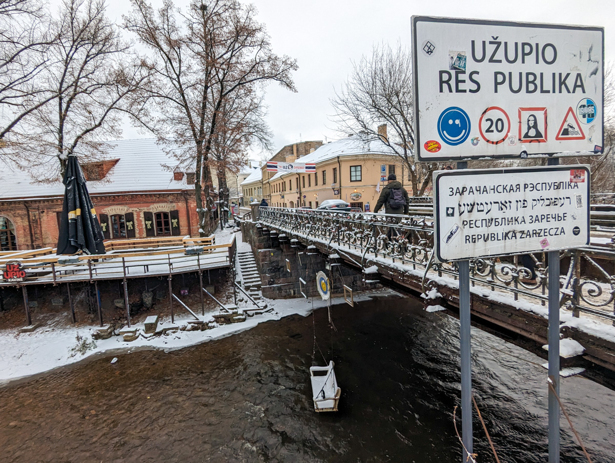 The Res Publika of Uzipo in Vilnius Lithuania